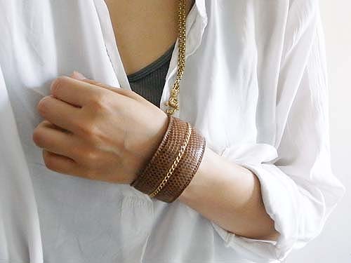 レザーバングル