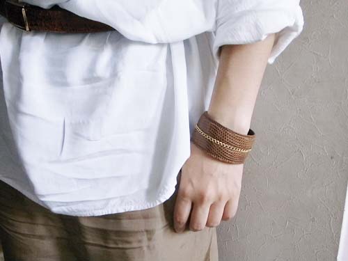 レザーバングル