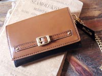 キャメル名刺入れ