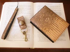 リザード財布、キーホルダー、ストラップ