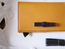 小銭入れ付きキーケースリボン