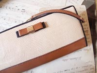 ツートーンファスナーウォレット