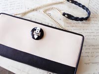 ツートーンファスナーウォレット