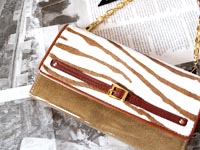 ゼブラ柄ミニ財布