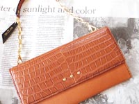 クロコのミニ長財布