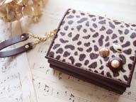 チーターハラコベージュ財布